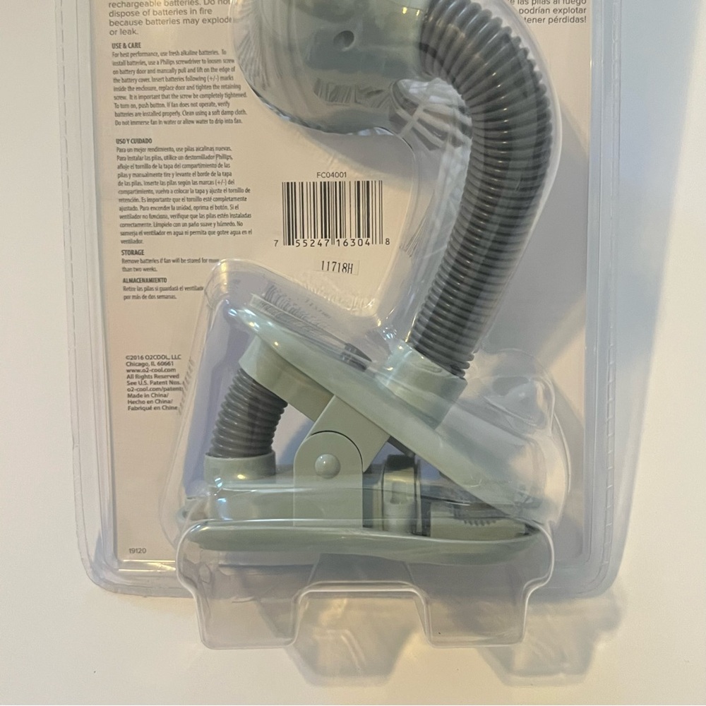O2Cool Battery Operated 4 Inch Clip Fan New - Picture 6 of 6
